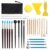 QVEZPRYX Clay Tools 29 Sets Carving Silica Gel Dot Drill Pen Detail Seven Needle Pottery