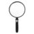 QVEZPRYX Large Magnifying Glass 10X Rubber Handheld Magnifier for Seniors Kids Reading Exploration