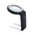 QVEZPRYX Portable Handheld Magnifying Glass with LED Lights Foldable Desktop Magnifier 10X/30X Reading ﻿