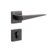 QVYMPGBNS Magnetic Indoor Door Lock zinc Alloy Silent Bedroom Room Handle Fashionable(Black Nickel Magnetic Style)