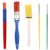 QWERAXZG Brush Painting Sponge Set Plastic Watercolour Paintbrush Oil