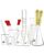 QWORK Borosilicate Glass Labware Set – 18 Pcs Heat Resistant Beakers, Flasks & Cylinders for Experiments, Study & Research