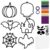 Qyeahkj 24 Pack Halloween Suncatcher Craft Kit for Kids Window Art Decor