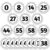 Qyeahkj 61Pcs Classroom Number Cutouts – Black & White Polka Dot Number Line for Teacher Wall School Home