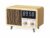 Qyene Retro Wooden Alarm Clock Radio, Bluetooth Speaker with FM Radio