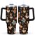 qynspngs 40 oz Fall Pumpkin Tumbler With Handle Goose Cups With lid and Straw Insulated Stainless Tumbler, Autumn Travel Coffee Cup Water Bottle, Thanksgiving Gifts