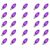 QZFGYAN Dark Purple C7 LED Replacement Bulbs, E12 Base 25 Pack