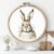 Rabbit Cross Stitch Kits for Beginners Adults,11 CT Patterns Dimensions Embroidery Kits Arts Craft Kits, Home Decor 13.7 x 13.7in,35x35cm（3 C