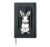 Rabbit USA Flag Easter Hardcover Journal, Black