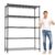 RackBro 48″ W Garage Shelving 1875LBS Heavy Duty Wire Shelving Unit, Metal 5-Tier Adjustable Steel Storage Rack with Liners, Storage Tote Rack, 48″ W x 18″ D x 72″ H for Garage Commercial, Black