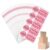 RAHHLIZS 300PCS Fragile Shipping Sticker, 3×2 Inch Rectangle & 2 Inch Circle Fragile Tape & Labels, Handle with Care Stickers, Do Not Crush Bend for Shipping Boxes, Parcels and Freight Pallets