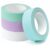 RAHHLIZS 4 Rolls Washi Tape Set Self-Adhesive Decorative Colorful Masking Tape Thin Washy Tapes for Crafts Scrapbooks Planners Gifts Wrapping DIY Journals Decor