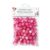 Raicegs 100Pcs Rosepink&White Jade Beads 8mm Round for Jewelry Making