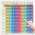 Rainbow 9×9 Multiplication Table Learning Board, Math Manipulatives for Kids Ages 6-10, STEM Sensory Math Toy for Classroom & Homeschool, Flash Cards Alternative & Wall Chart for 3rd 4th Grade