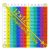 Rainbow Multiplication Table Game Flash Card Chart Math Manipulatives 12×12 Math Multiplication Teaching Tools Supplies for 3rd 4th 5th Grade, Classroom Homeschool Wall Chart
