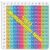 Rainbow Multiplication Table pop Fidget Toys Educational Math Learning Board Game, 12×12 Times Tables Practice, Colorful Silicone Push Bubble Sensory Toy Abacus for Kids Math