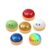 Rainbow Steamed Bun Squishy Toy, Slow Rebound Fidget Baozi