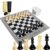 RAINBOW TOYFROG King Size Giant Chess Set with 10 Inch Pieces – Oversized Plastic Chess Game for Indoor/Outdoor Use with Waterproof Mat and Storage Box for Kids Adults Family Fun