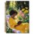 RAPOSU Black Girl Reading Book Gifts Spiral Notebook 5.5×8.3 Inch