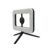 RASTKY Magnetic RGB Selfie Light, 390 LED Video Light with 30 Dynamic Effects, Magnetic Phone for Livestreams Vlogs