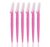 Rasuradora para Cejas Desechable Rosa Set of 6
