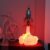 Ratdlyz Fire Dragon Ice Dragon Rocket 3D Printed Night Light USB Rechargeable Cloud Spitting Dragon Lamp Cool Blue Dragon Figurine LED Bedside Decor Lamp Fantasy Themed Bedroom Atmosphere Light