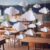 RattanView 15 Pcs Large 3D Cloud Decorations for Ceiling Felt Hanging Clouds Ornament Hanging Ceiling Wall Banner for Baby Shower Birthday Wedding Party Backdrop Supplies