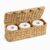 Rattanzenith Water Hyacinth Woven Storage Basket with Lid, 3-Section
