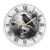 Raven and Skull Gothic Halloween Wall Clock