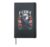 Raven Crow F-Craw-F Halloween Bird Fcawf Gothic Spooky Hardcover Journal, Black