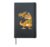 Rawr Trex Dinosaur Menorah Jewish Hanukkah Chanukah Hardcover Journal, Black