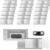 Raxmolo Name Badges with Magnet Pack of 20 Magnetic Aluminium Name Tags for Work, Exhibition, Restaurant 72 X 31 mm Aluminium Magnet Name Badge, with Paper Slot