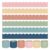 Raxmolo Scalloped Borders Stickers 6 Rolls 240Ft Boho Bulletin Board Borders Colorful Classroom Border Trim