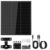 Raxmolo Solar Panel Kit 20W MPPT Solar Charge Output 5V 6V 9V 12V Solar Camera Cells with Battery Slots for Router WiFi Cameras