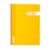 RAYLU PAPER – A4 Spiral Bound Notebook with Durable Polypropylene Cover, 80 Sheets, 90 g, Colourful Notebook for Notes, Study, Office and University (Yellow, Horizontal)