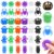 Raymall Halloween Toys Set, Fidget Spinners Toys, Bulk 100 Pack Party Favors for Kids, Sensory Anxiety Stress Relief Gifts for Classroom Prizes, Goodie Bag, Trick Or Treat Bags (100)