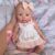 RBBABY 12″ Realistic Reborn Baby Dolls Girl, Premium Elastic Solid Silicone Newborn Baby Girl Full Body Flexible, Soft Lifelike Handmade Baby Dolls for Kids & Collectors Xmas Gift Set