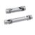 RC Car Accessories for Trax for TRX4M TRX-4M 1/18 RC Crawler Car Upgrade Parts Accessories 2pcs Steel Metal Drive Shaft CVD Driveshaft 9751(Silver 2pcs)
