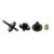 RC Car Accessories for Traxxas TRX4M TRX-4M 1/18 RC Crawler Car Metal Transmission Gear Box Gearbox Housing rc Upgrade Parts Accessories(1 Set Gears)