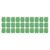 Rcniso 30 Pcs Write on Plastic Dice Set for Creative DIY Painting Board Games, Educational Kit for Kids 0.5×0.5×0.5cm (Green)