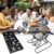 Rcniso Ball Card Game, Reusable Multifunctional Rotating Cage Easy Operation, 150 Round Chips for Daily Entertainment (Assorted Colors)