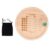 Rcniso Farkle Dice Tray Classic Wooden Game for Family Game Night with 6 Dice and Storage Bag (Round 30cm)