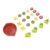 Rcniso Lifelike Vegetable Tray Game Set for Interactive Learning, Kitchen Toys Set for Kids