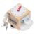 Rcniso Wooden Activity Cube for Kids, Travel Toy for Preschoolers, Inspires Learning Skills, Metal, Plastic, Tile, 4.3 X 3.1 Inches