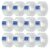 Re-Call Transparent Tape 12 Pack Refills Rolls 3/4 x 1000 Inches, 1 inch Core,Clear Tape for Office, Home, School.