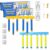 Reaction Game, Reaction Drop Stick Challenge Game with Remote, 3-Speed Reflective Drop Stick Game, Adjustable Speed Catching Game for All Ages