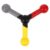 Reaction Training Stick with Multi-Handle Grip for Hand-Eye Coordination, Agility, Reflex Skills, Baseball Warm-Ups, and Solo or Team Sports Drills