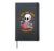 Read Books Lover Bookworm Cute Reading Just One More Chapter Hardcover Journal, Black