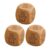 Reading Decision Dice, 6-Sided Natural Beech Wood Engraved Prompts for Book Lovers, Interactive Literary Habit Tool, Fun Tabletop Game Accessory 5cm Cube 3pcs