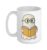 Reading Ghost Book Lover Spooky Season Bookworm Reader Ceramic Mug, White, 15oz
